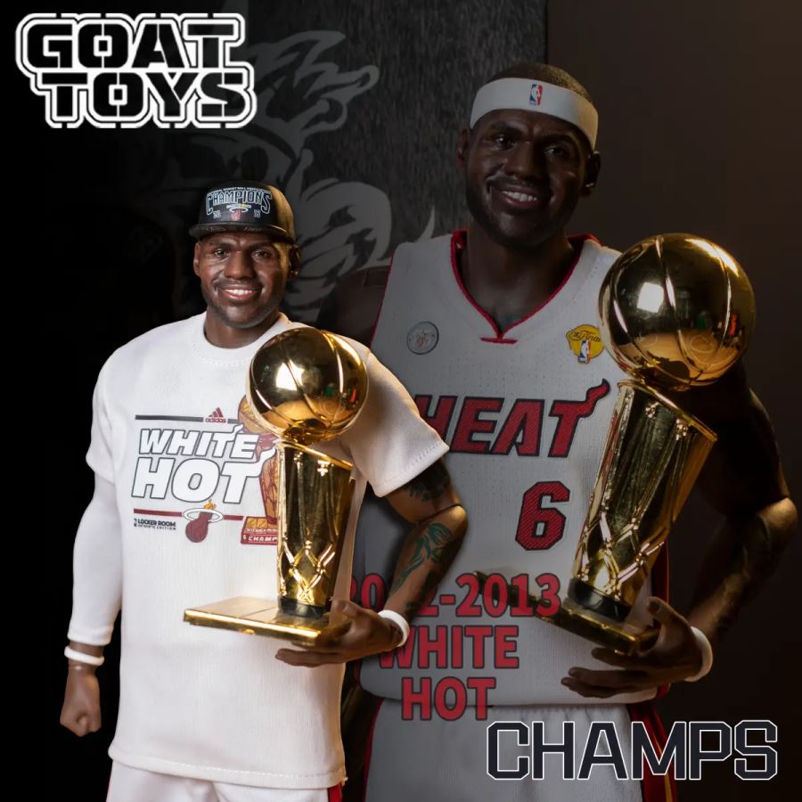 NBA LeBron James 13 Heat Championship Set 1/6