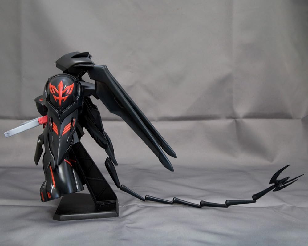 Martian Successor Nadesico -The prince of darkness- Black Sarena, approx. 185mm tall, non-scale plastic model