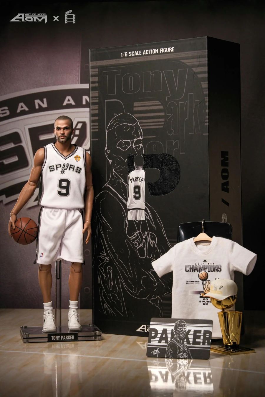 Tony Parker 2014 Championship Set NBA 1/6