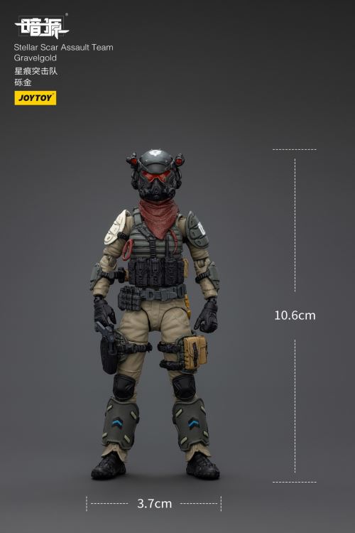 Scar Commando - Gravel Gold/Dark Silicon/Titanium Rock/Fiery Sulfur/Dark Manganese 1/18