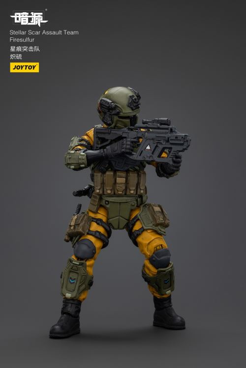 Scar Commando - Gravel Gold/Dark Silicon/Titanium Rock/Fiery Sulfur/Dark Manganese 1/18
