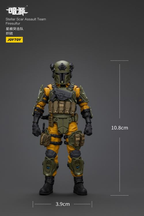 Scar Commando - Gravel Gold/Dark Silicon/Titanium Rock/Fiery Sulfur/Dark Manganese 1/18