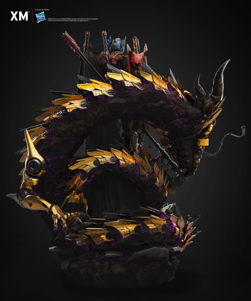 Optimus Prime - Azure Dragon Gold Version (Mythical Beasts Series)