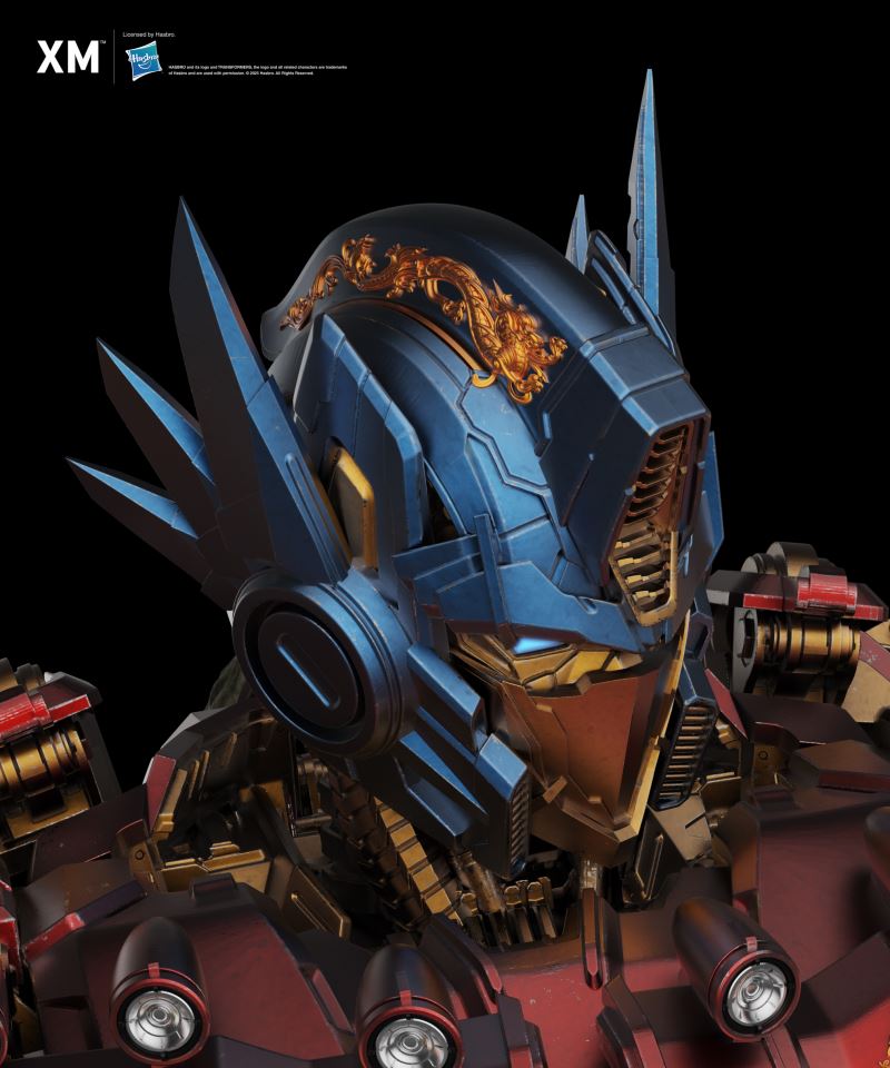 Optimus Prime - Azure Dragon Gold Version (Mythical Beasts Series)