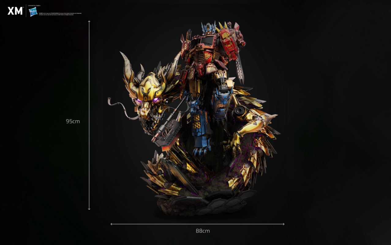 Optimus Prime - Azure Dragon Gold Version (Mythical Beasts Series)