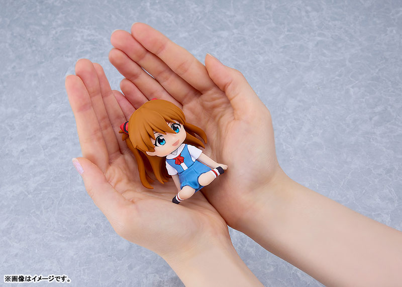 Nendoroid Plus Rebuild of Evangelion Rei Ayanami & Asuka Langley Shikinami Rubber Mascot
