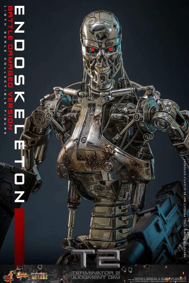 Terminator 2: Judgment Day Endoskeleton (Battle Damaged Version) 1/6