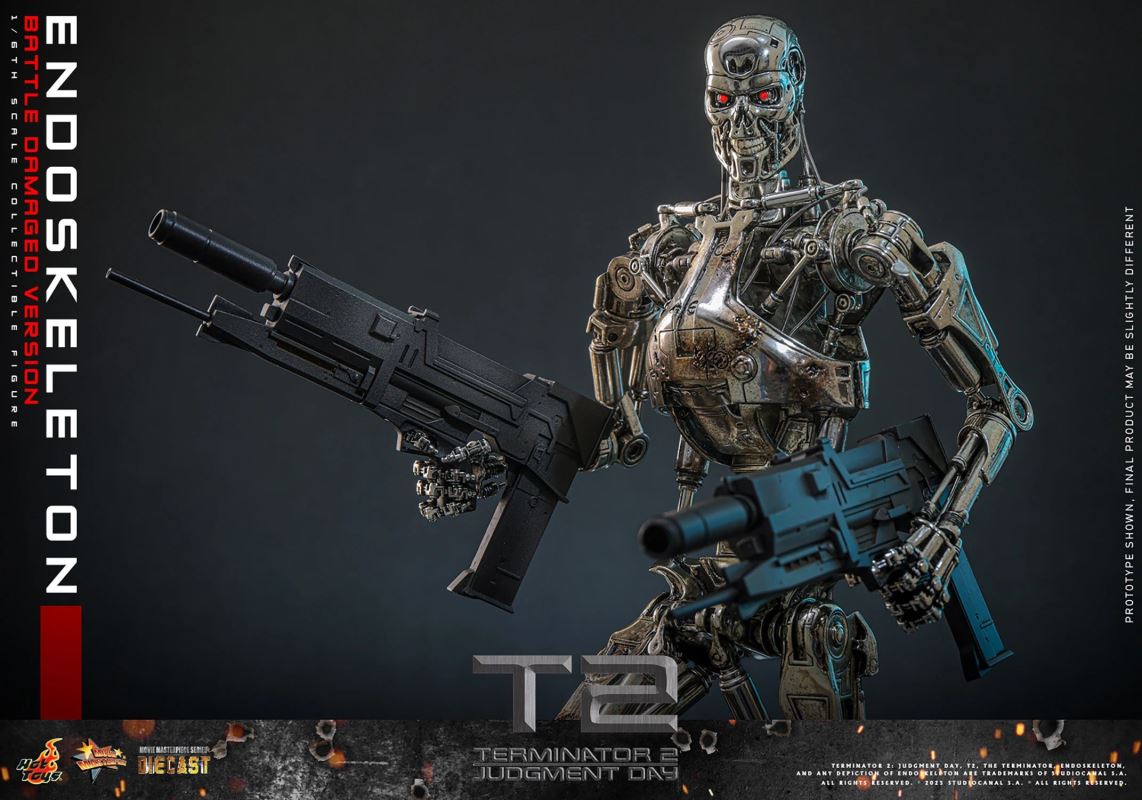 Terminator 2: Judgment Day Endoskeleton (Battle Damaged Version) 1/6