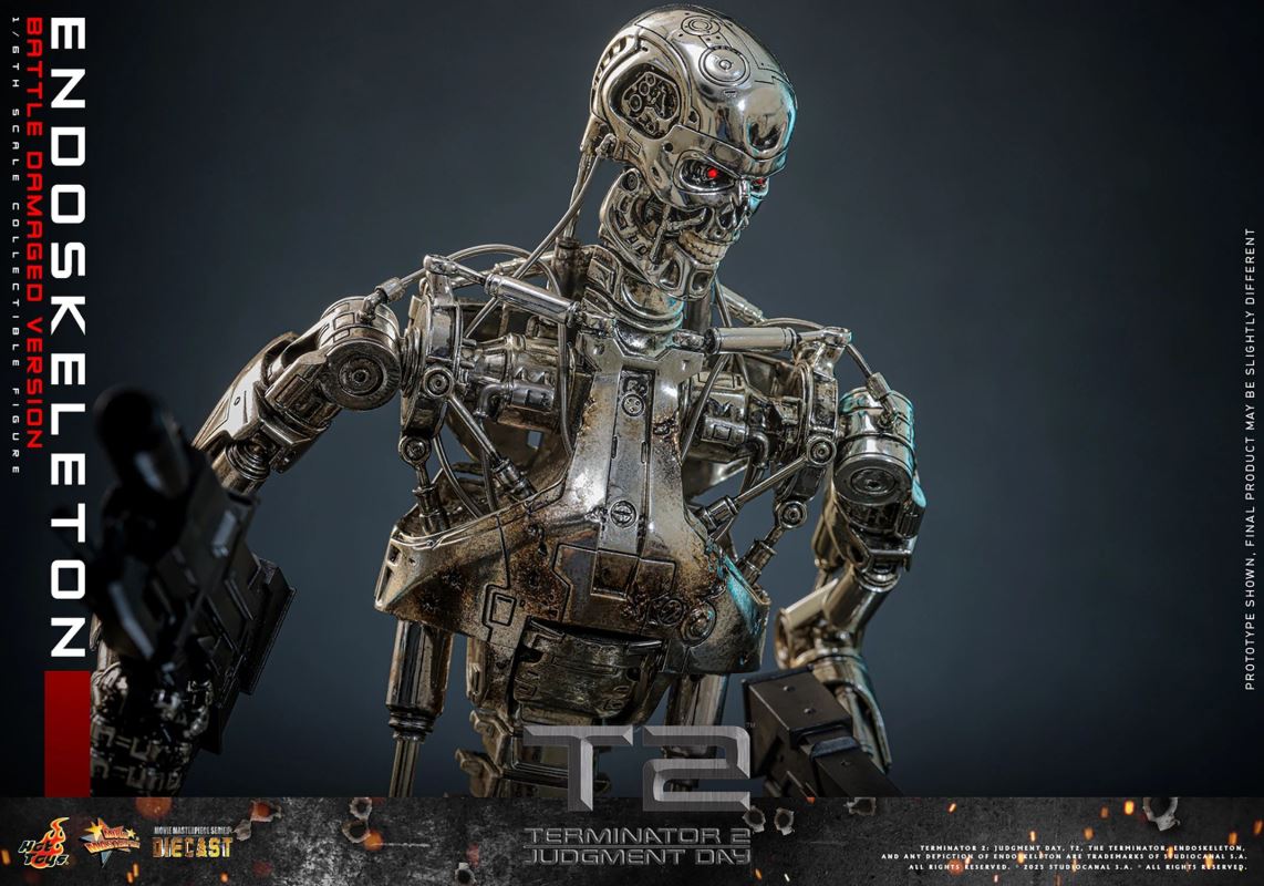 Terminator 2: Judgment Day Endoskeleton (Battle Damaged Version) 1/6