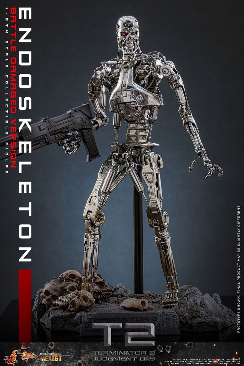 Terminator 2: Judgment Day Endoskeleton (Battle Damaged Version) 1/6