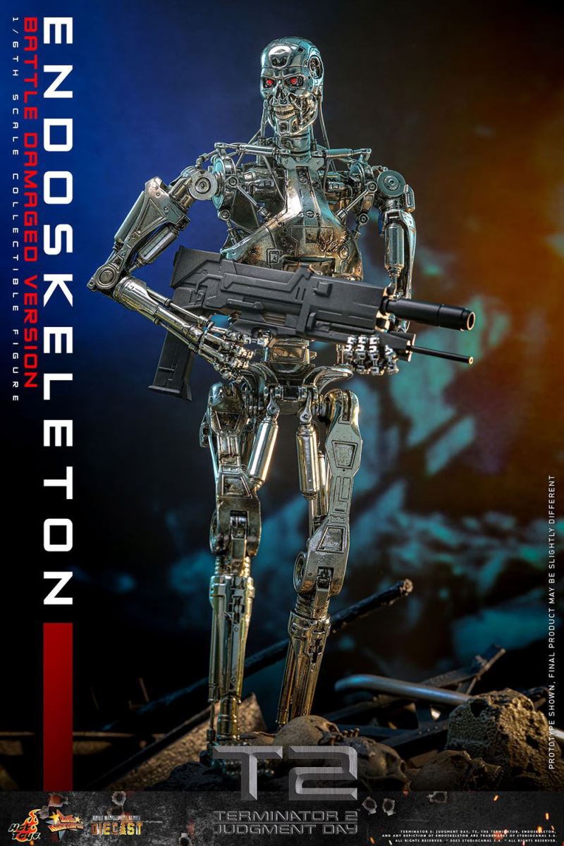 Terminator 2: Judgment Day Endoskeleton (Battle Damaged Version) 1/6