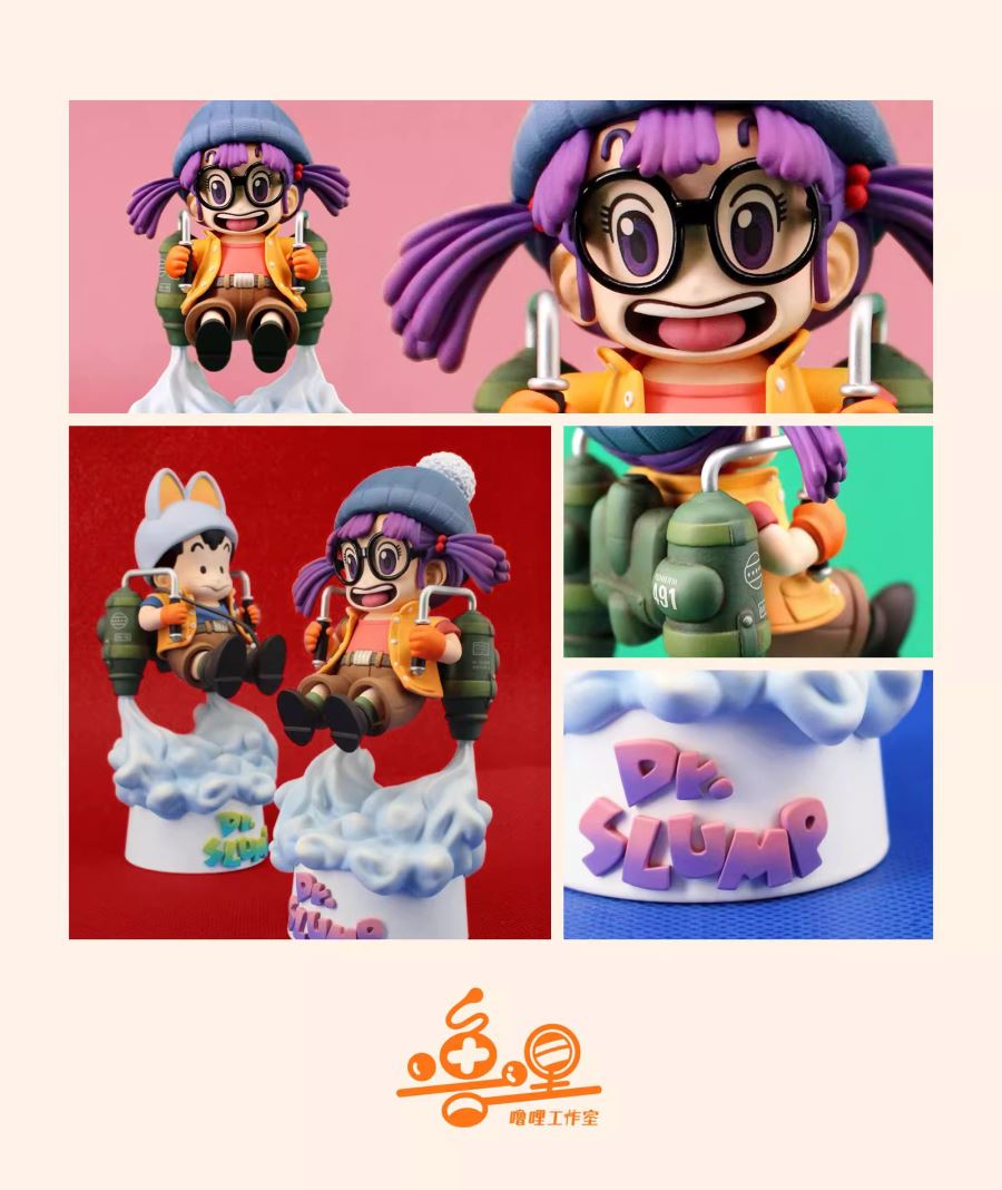 Fly Machine Arale & Peasuke Set - Dr. Slump