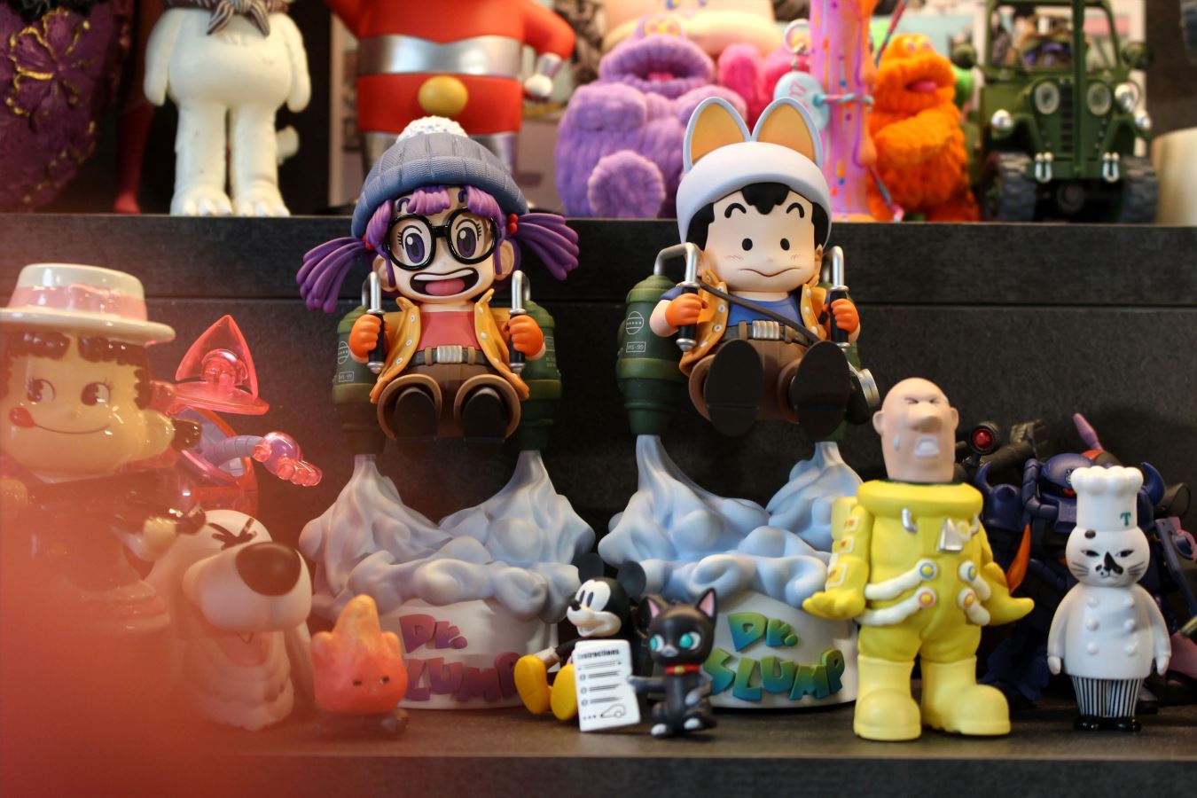 Fly Machine Arale & Peasuke Set - Dr. Slump