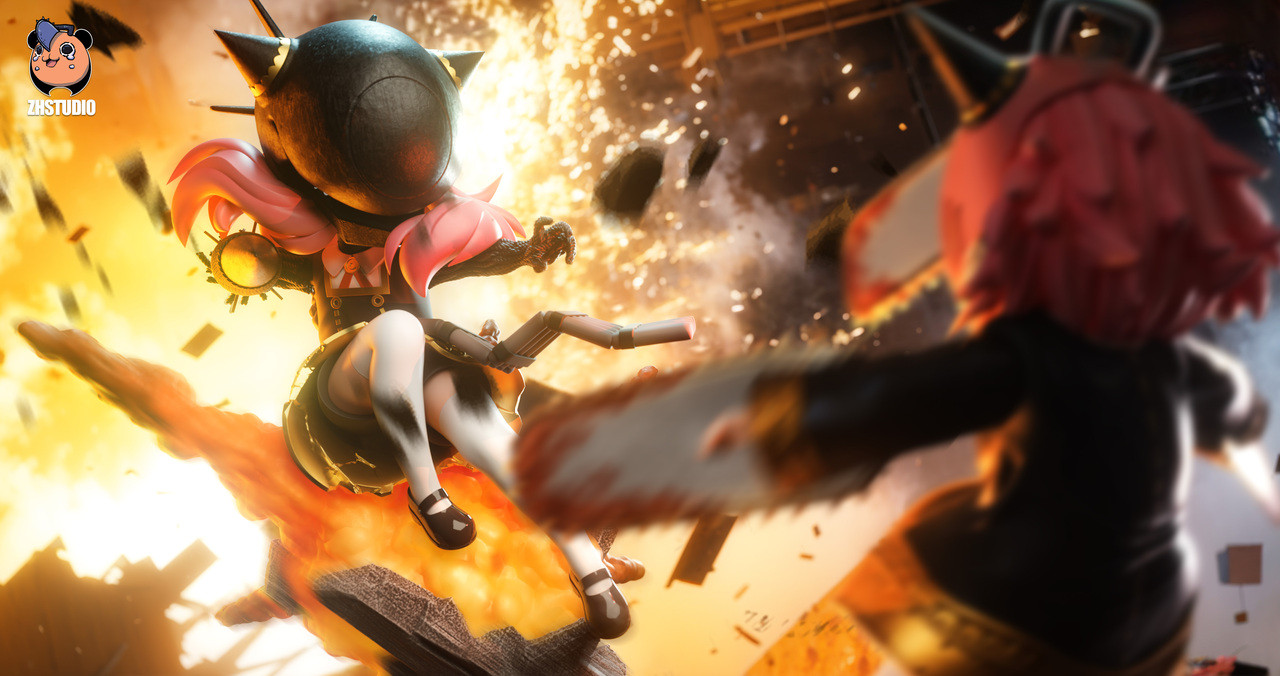 Bomb Girl Anya cos Reze