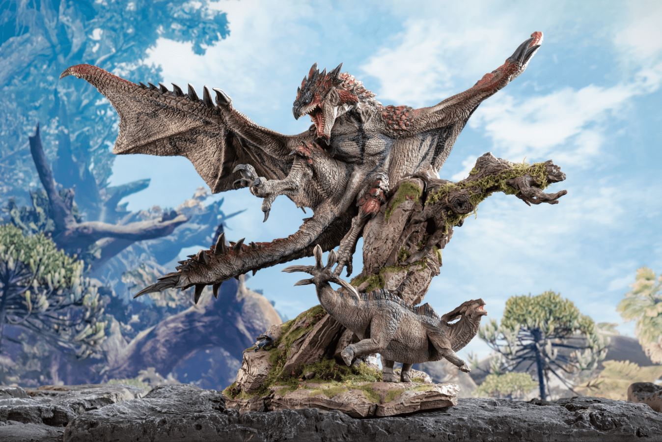 Rathalos & Azure Rathalos & Silver Rathalos - Monster Hunter