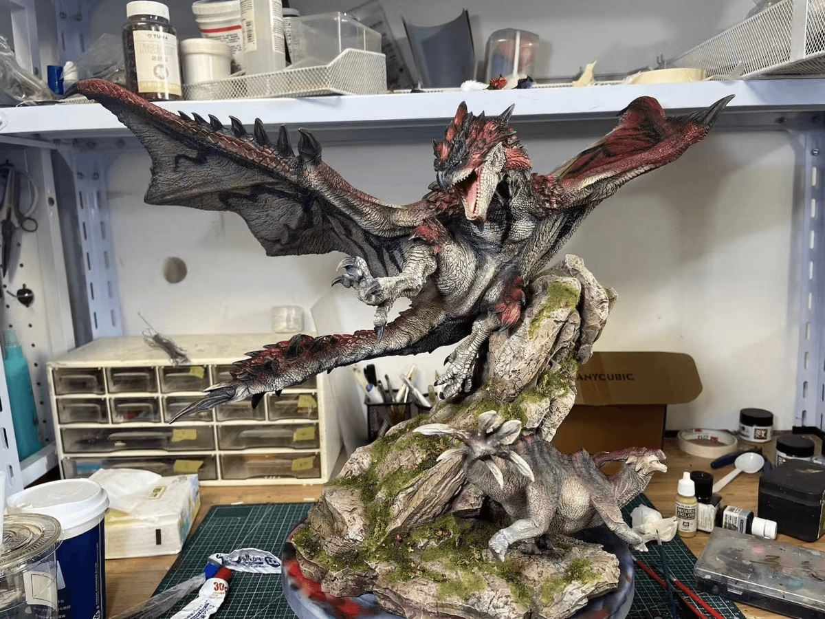 Rathalos & Azure Rathalos & Silver Rathalos - Monster Hunter