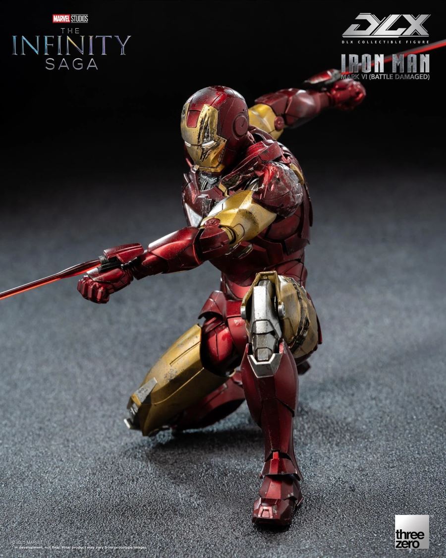 Marvel Studios: Infinity Saga DLX Iron Man Mark VI (Battle Damaged)