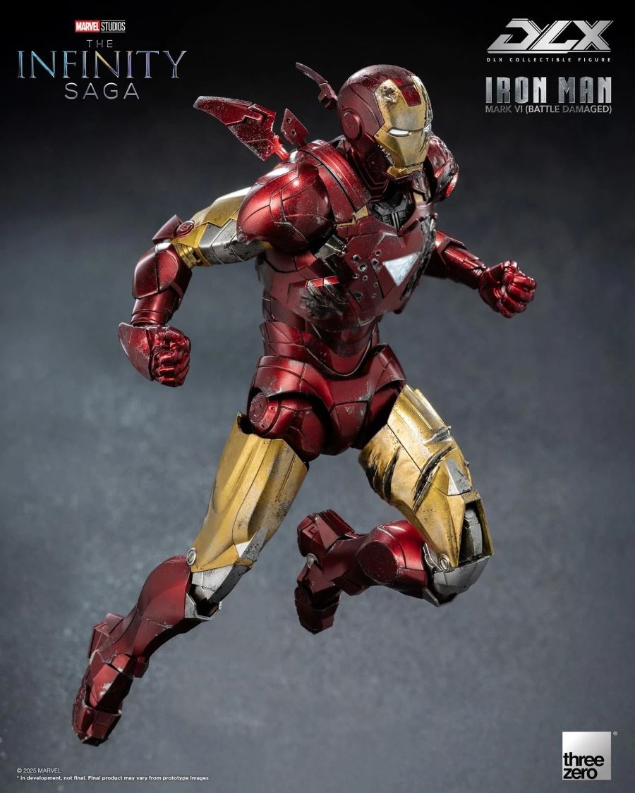 Marvel Studios: Infinity Saga DLX Iron Man Mark VI (Battle Damaged)
