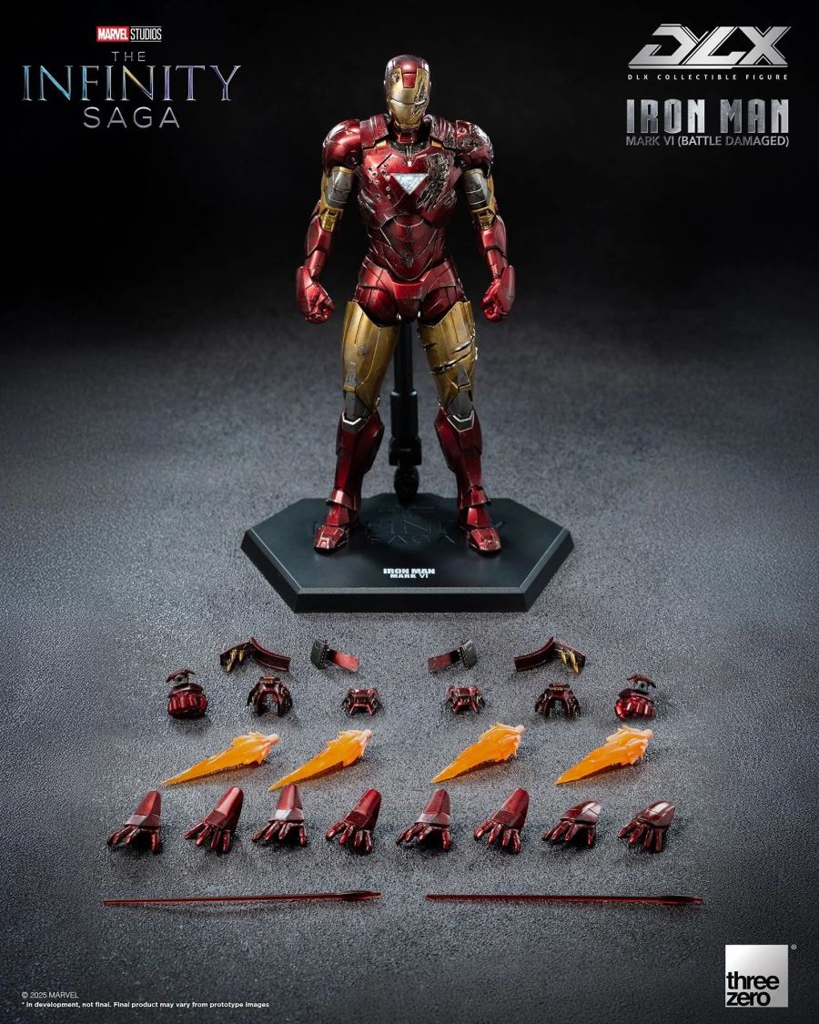 Marvel Studios: Infinity Saga DLX Iron Man Mark VI (Battle Damaged)