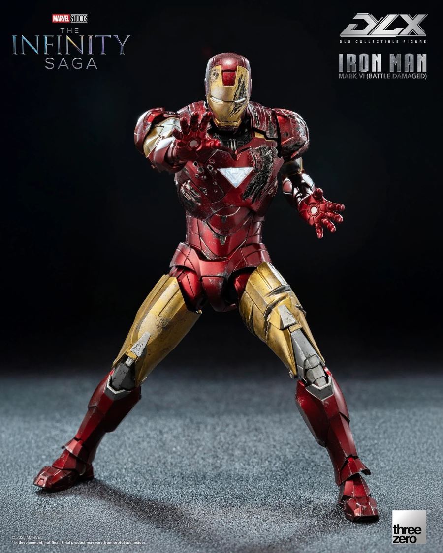 Marvel Studios: Infinity Saga DLX Iron Man Mark VI (Battle Damaged)