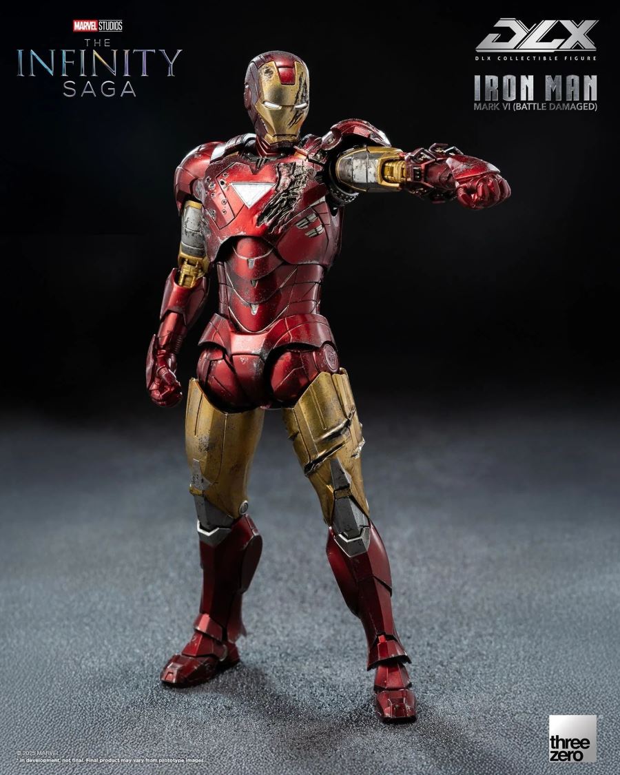 Marvel Studios: Infinity Saga DLX Iron Man Mark VI (Battle Damaged)