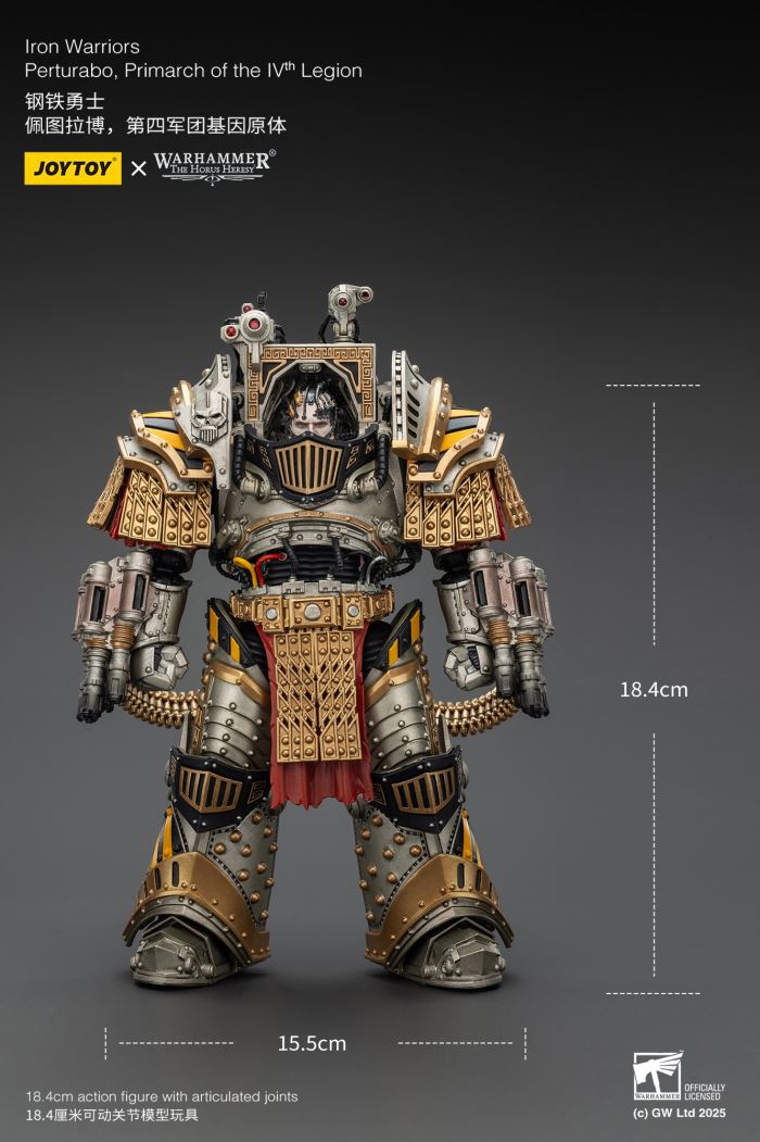 Iron Warrior Perturabo, Primarch of the 4th Legion 1/18