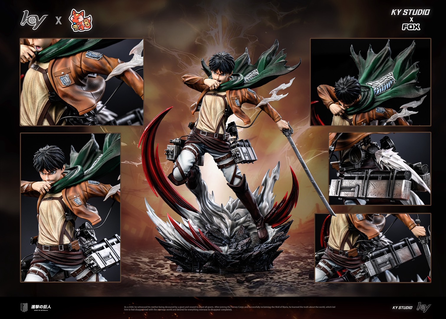 Eren Jaeger - Attack on Titan 1/6