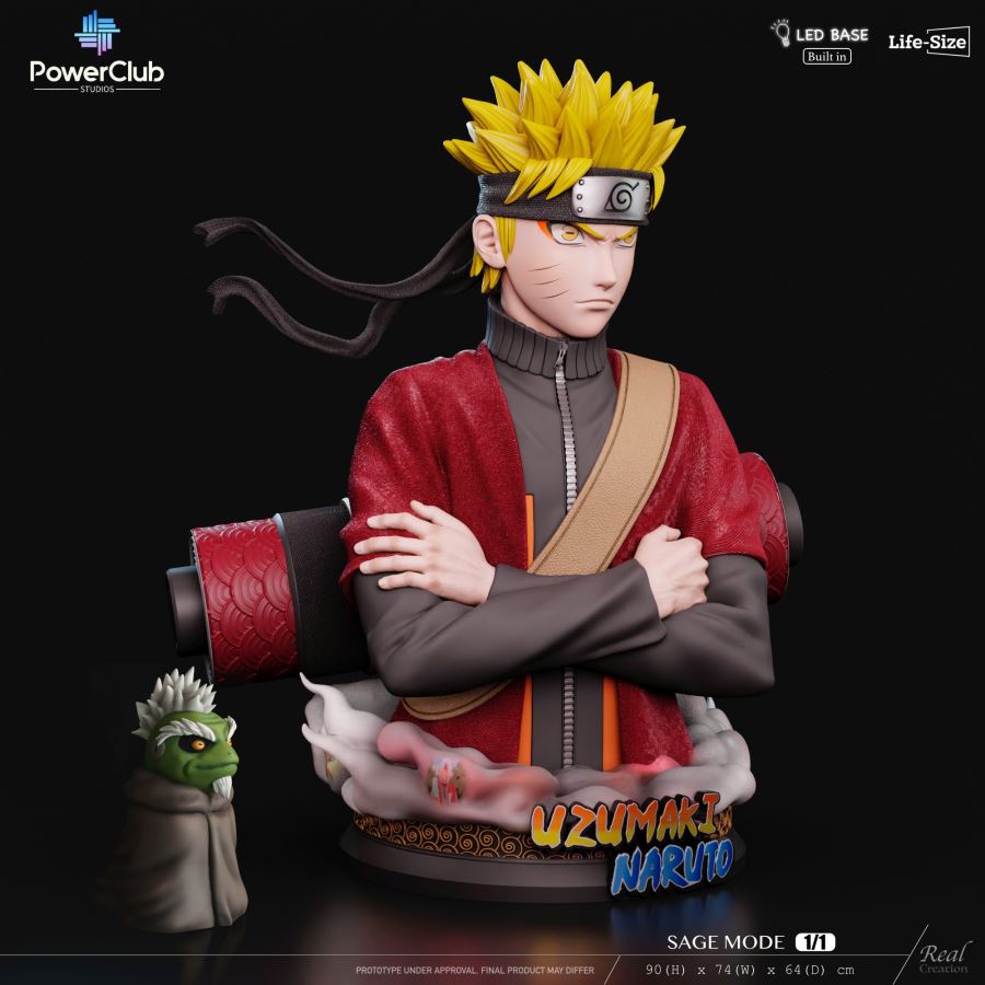 Naruto First Appearance in Sage Mode 1/1 Bust