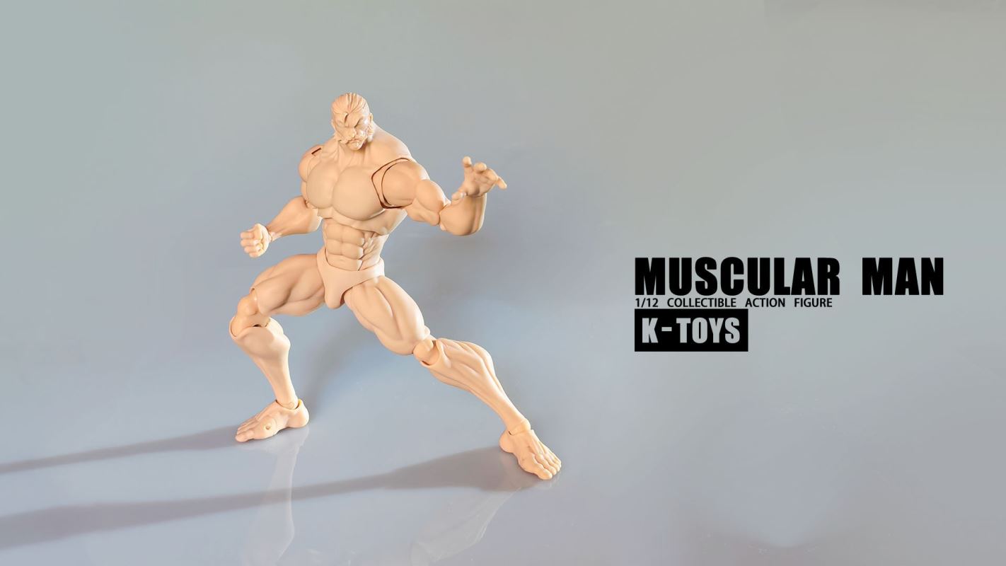 Strong Muscular Man Body [KT01] 1/12