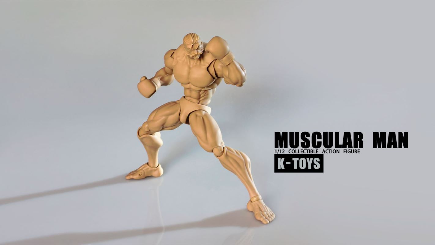 Strong Muscular Man Body [KT01] 1/12