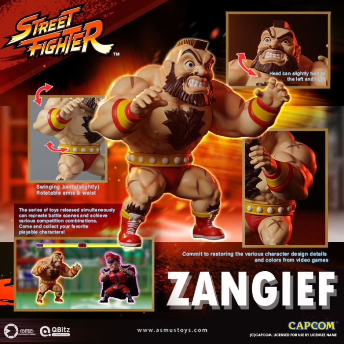 Street Fighter QBITZ XL Series - Chun-Li / Jami / Vega / Zangief