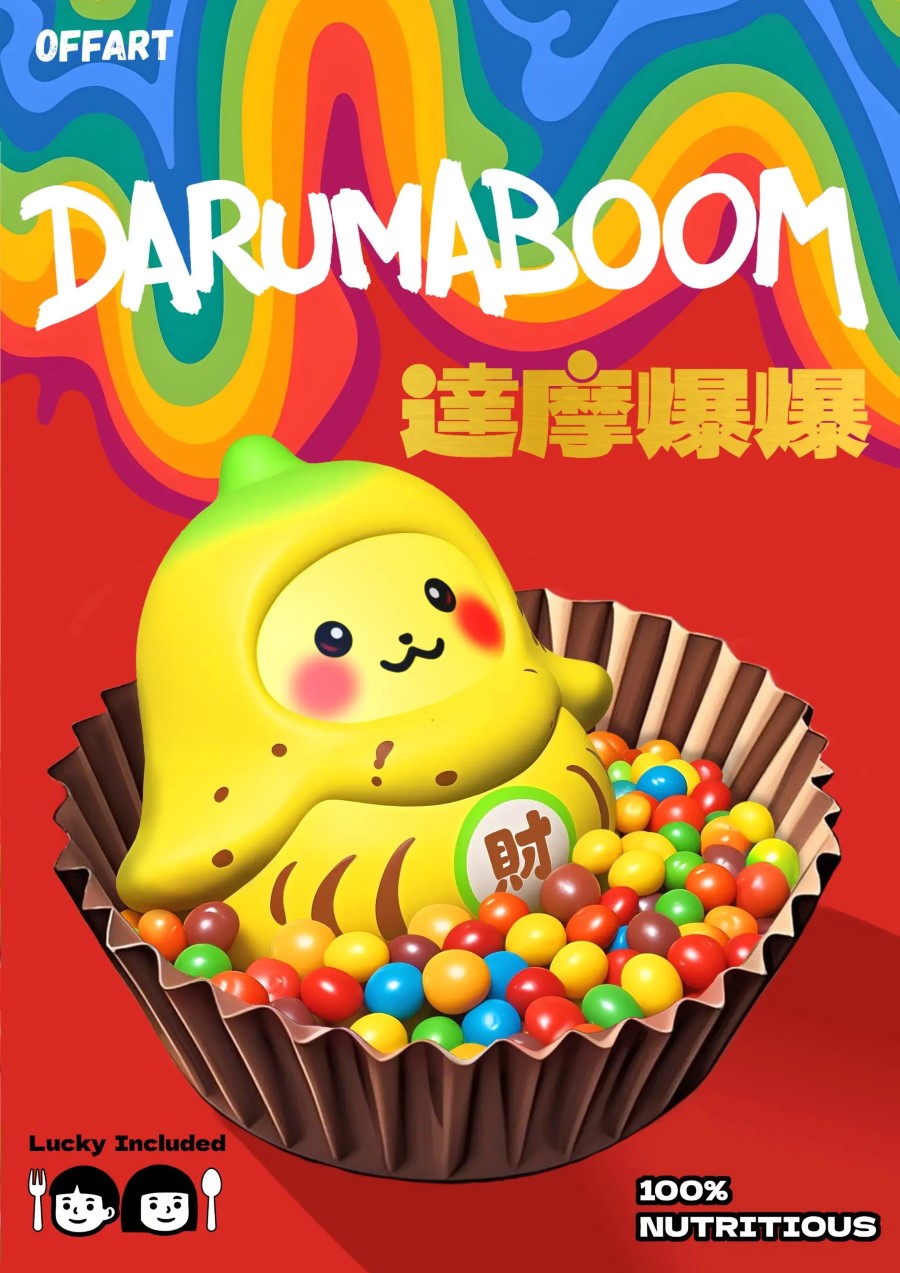 DARUMA BOOM Banana Fortune & Lucky Fortune