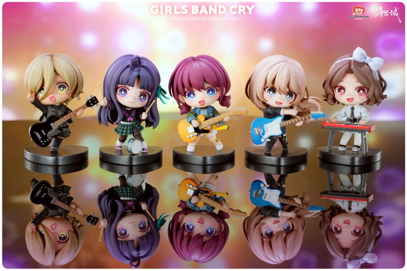 GIRLS BAND CRY -Q VERSION FIGURINES
