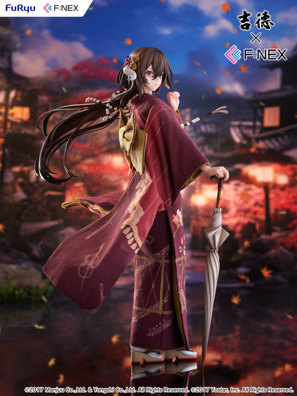 Yoshitoku x F:NEX Mikasa blue flower komachi ver -Japanese Doll- 1/4