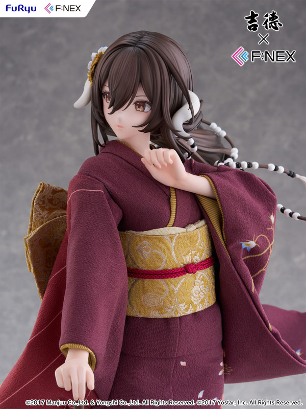 Yoshitoku x F:NEX Mikasa blue flower komachi ver -Japanese Doll- 1/4