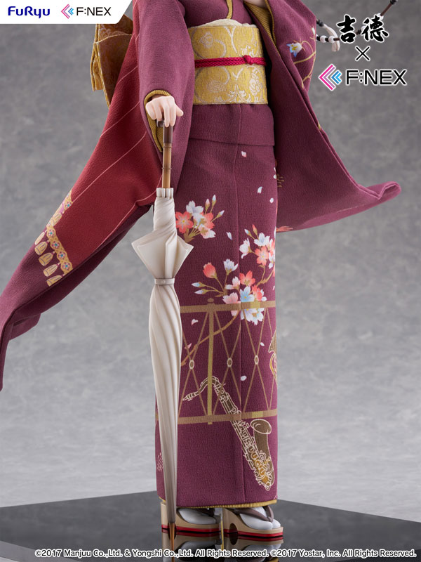 Yoshitoku x F:NEX Mikasa blue flower komachi ver -Japanese Doll- 1/4