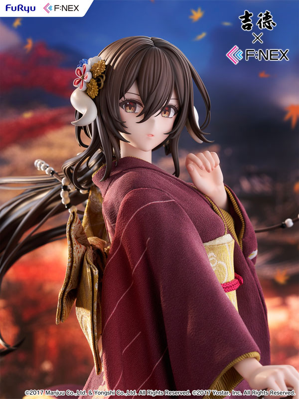 Yoshitoku x F:NEX Mikasa blue flower komachi ver -Japanese Doll- 1/4