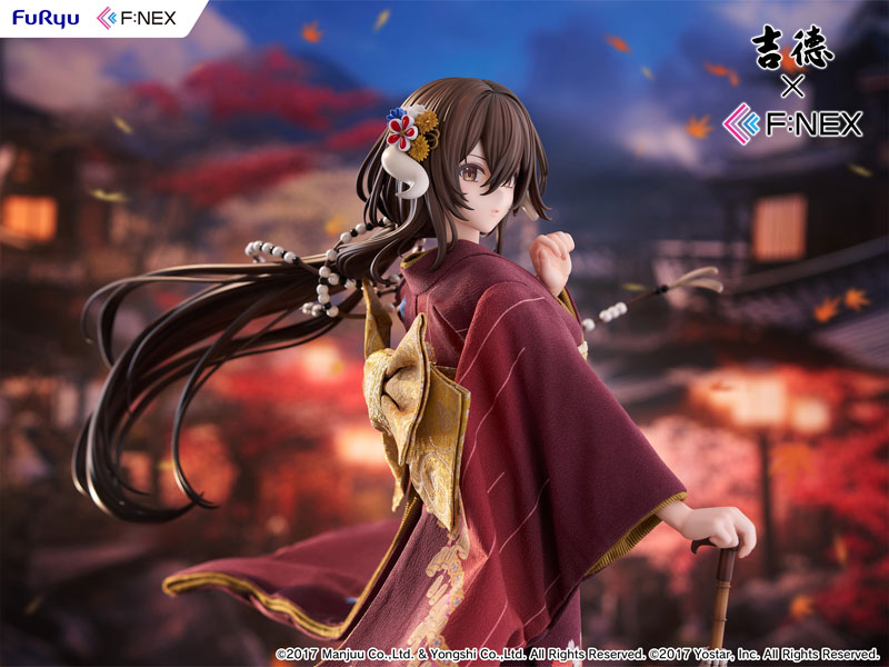 Yoshitoku x F:NEX Mikasa blue flower komachi ver -Japanese Doll- 1/4