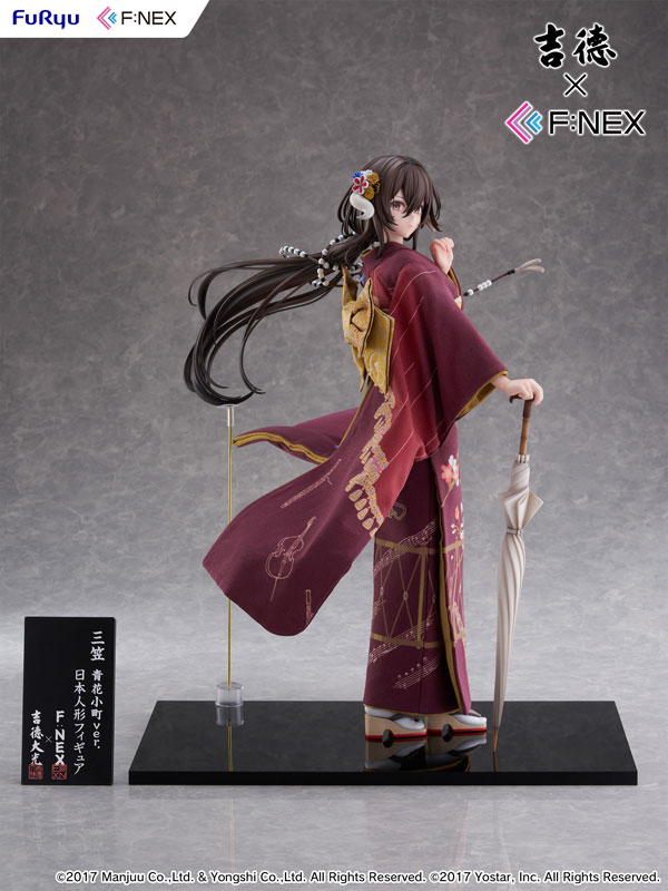 Yoshitoku x F:NEX Mikasa blue flower komachi ver -Japanese Doll- 1/4
