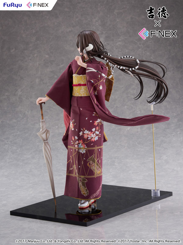 Yoshitoku x F:NEX Mikasa blue flower komachi ver -Japanese Doll- 1/4