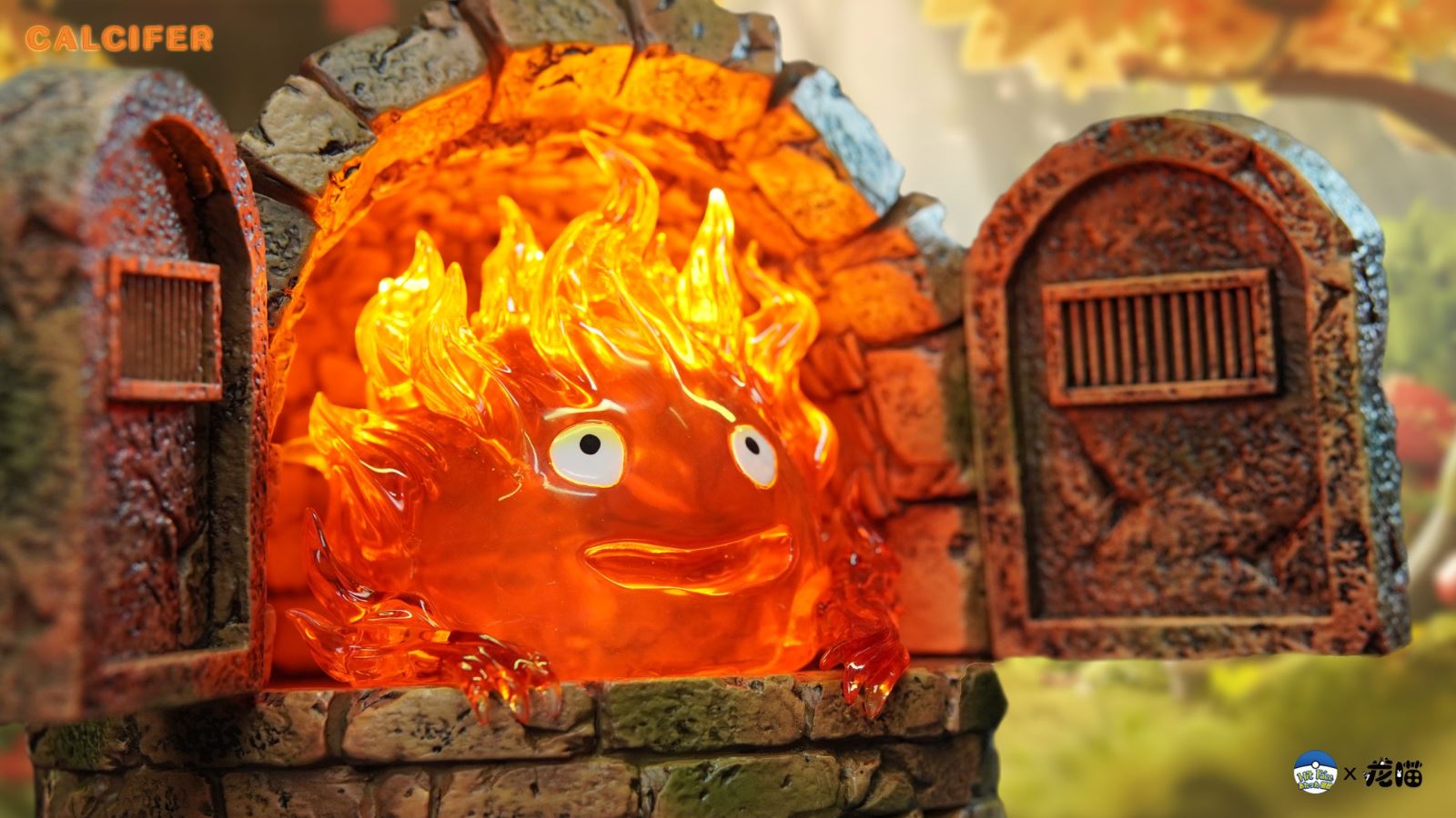 Calcifer in the Fireplace - Howl's Moving Castle