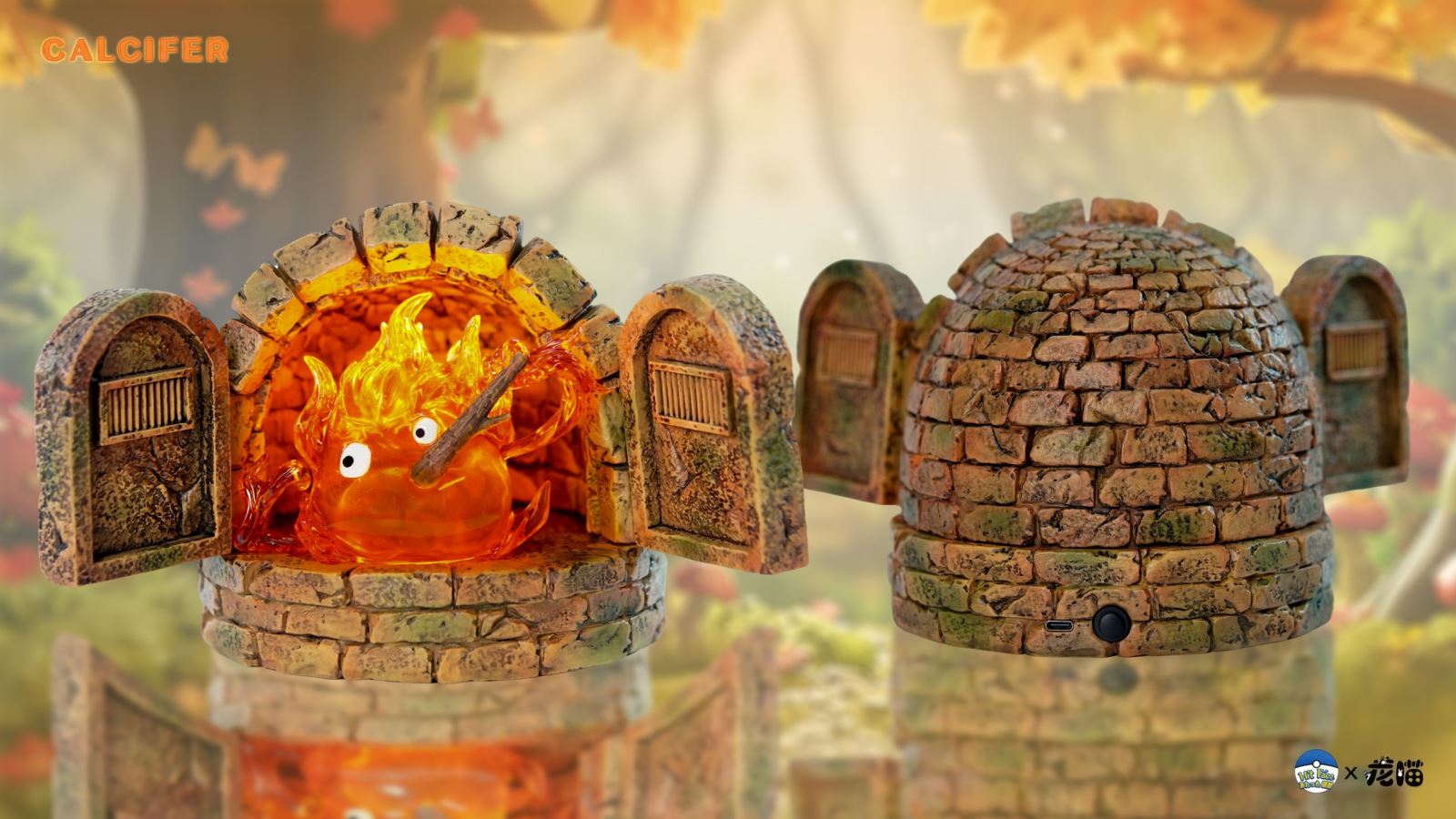 Calcifer in the Fireplace - Howl's Moving Castle