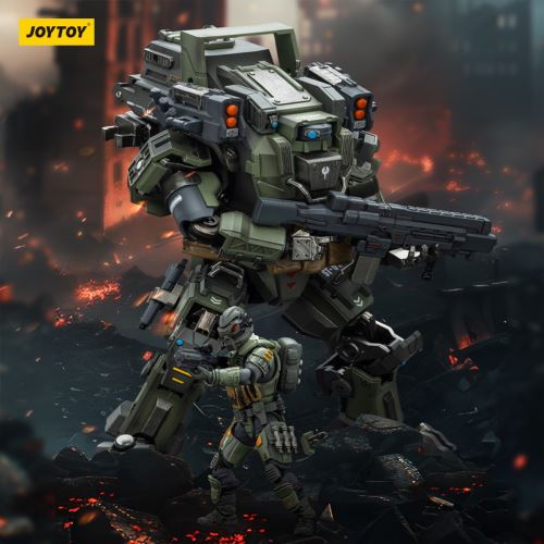 Apocalypse Series - Rock Conventional Combat Mecha/Storm Hurricane Fire Support Mecha/Pilot 1/25