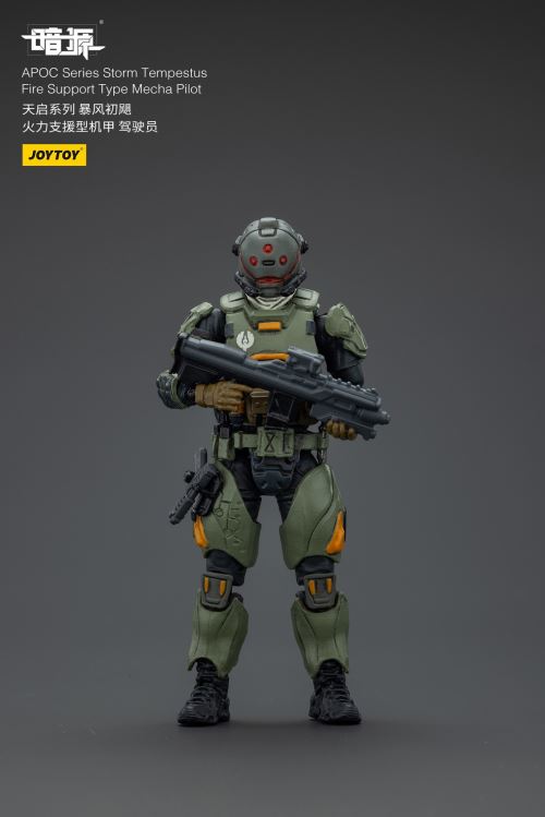 Apocalypse Series - Rock Conventional Combat Mecha/Storm Hurricane Fire Support Mecha/Pilot 1/25