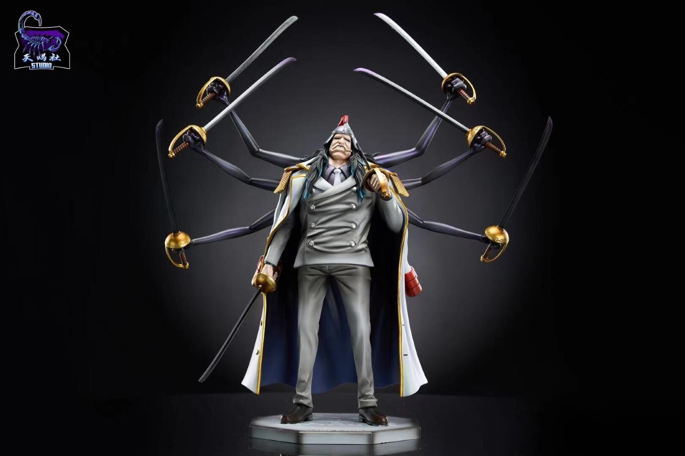 Admiral Ghost Spider & Vice Admiral Fire Mountain & Vice Admiral Stirles & Vice Admiral Flying Squirrel & Vice Admiral Stoloberry & Vice Admiral Doberman & Colonel Shuen - One Piece