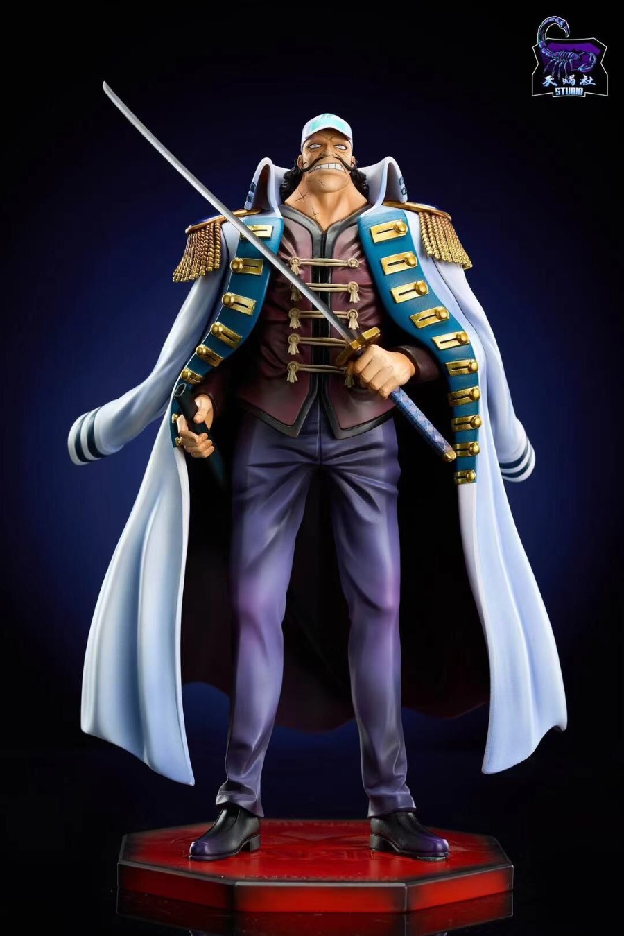 Admiral Ghost Spider & Vice Admiral Fire Mountain & Vice Admiral Stirles & Vice Admiral Flying Squirrel & Vice Admiral Stoloberry & Vice Admiral Doberman & Colonel Shuen - One Piece