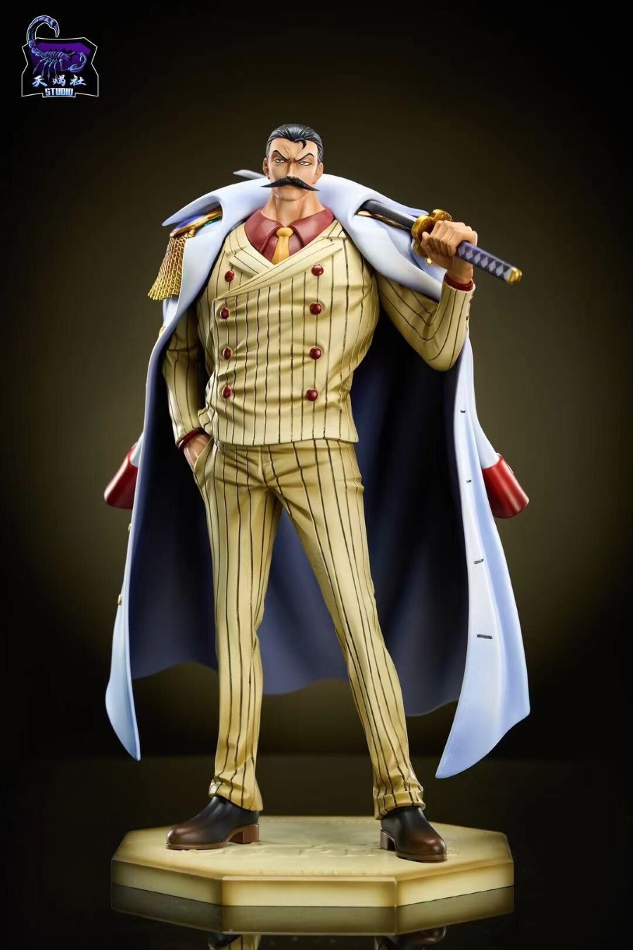 Admiral Ghost Spider & Vice Admiral Fire Mountain & Vice Admiral Stirles & Vice Admiral Flying Squirrel & Vice Admiral Stoloberry & Vice Admiral Doberman & Colonel Shuen - One Piece