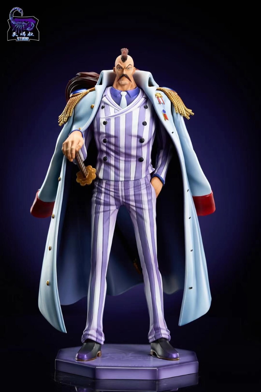 Admiral Ghost Spider & Vice Admiral Fire Mountain & Vice Admiral Stirles & Vice Admiral Flying Squirrel & Vice Admiral Stoloberry & Vice Admiral Doberman & Colonel Shuen - One Piece