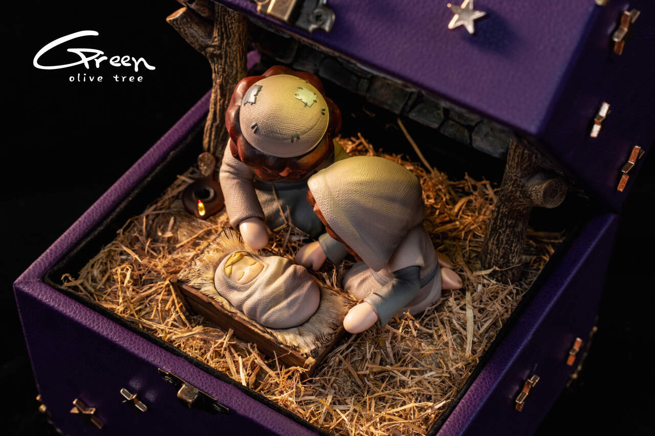 Christmas Story Nativity Music box