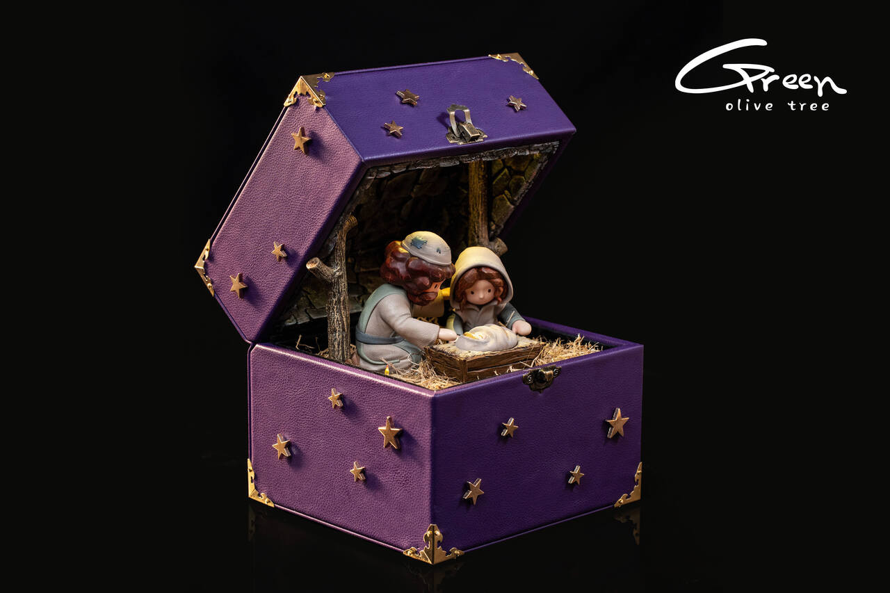 Christmas Story Nativity Music box